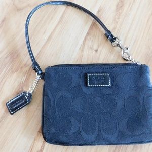 Coach small clutch w/ handle
